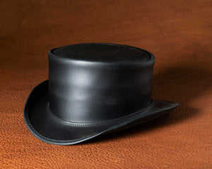 leather hat